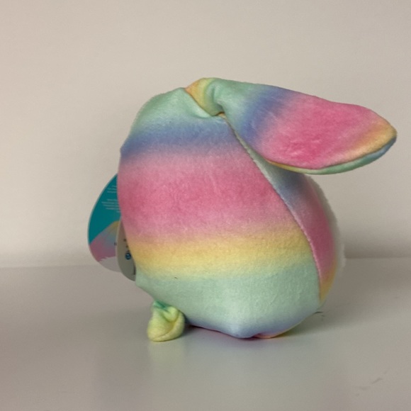 Rainbow bunny squishmallow danya super cute and great conditon fun sized! - Picture 4 of 4